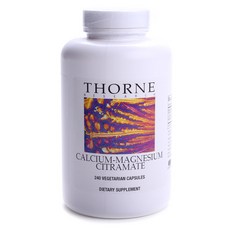 Thorne 檸檬酸鈣鎂素食膠囊, 240顆, 1罐
