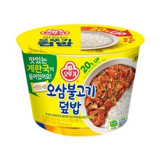 오뚜기컵밥 오삼불고기덮밥(즉석국), 315g, 4개