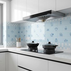 Sinaid 주방 오염방지 시트 접착식벽지