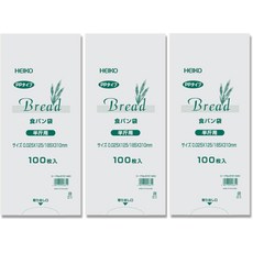 HEIKO PP 식빵 봉투 300매(100매x3세트) 베이커리 포장 기저귀봉투 배변봉투 냄새방지, 1ml, 1개
