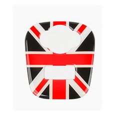 [주주파츠몰] 미니쿠퍼 3세대 시거잭 AUX 억스 USB 테두리 에폭시 스티커 F55 F56 호환 용품, 블랙레드잭vv, 1개