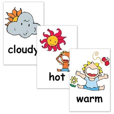 플래시 카드 날씨 ■엽서 사이즈■ 영어 카드.com Flashcards English word cards Climate ■Postcard size■, 상세페이지 참조, 상세페이지 참조