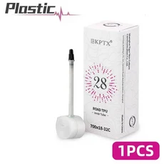 초경량 자전거 내부 튜브 700X18 23 도로 MTB TPU 소재 타이어 5mm 길이 프랑스어 슈퍼 라이트, 01 1pcs-Plastic, 01 85mm, 01 1PCs