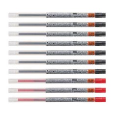 유니 스타일핏 리필심 0.38mm UMR-109-38, 흑7적3