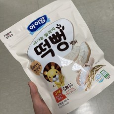 일동후디스 아이얌 유기농 쌀과자 떡뻥, 백미맛, 30g, 48개