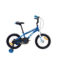 RALEIGH KIT 兒童自行車，配備輔助輪，安全可靠，多種顏色可選, 藍色, 1個, 20吋