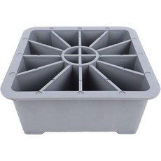 파바터 트레일러 잭 블록 내구성 강한 RV 레벨링 블록 및 안정화 패드 폴리프로필렌 여행 액세서리로 사용 가능한 모든 텅 잭 기둥 발판, 파바터 트레일러 잭 블록, 내구성 강한 RV 레벨링 블