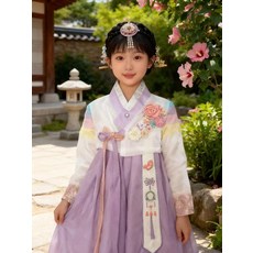 여자 생활한복 여아 철릭 퓨전 개량한복 한복원피스