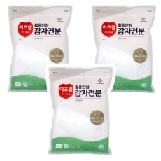 이츠웰 활용만점 감자전분, 3개, 1kg