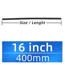 8mm 스트립 삽입 고무 블레이드 14" ~ 18" 하이브리드 유형 와이퍼용 천연 음소거 HD 클린 16" 22" 24" 26" 28", 05 16inch (400mm), 1개