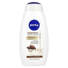 니베아 팸퍼링 바디 워시 코코아 and 시어버터 591ml(20fl oz) NIV-02619, 1개, 591ml