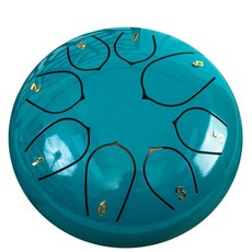 스틸 텅드럼 행드럼 명상, 1개, 레이크블루 6인치 8음