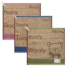 기라로쉬 미르가 울리 주방 고리타올, 연두, 파랑, 분홍, 3개