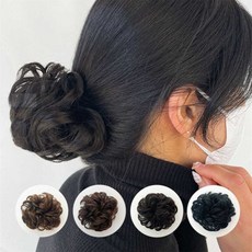 무유3 당고머리 가발 덧가발