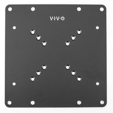 VIVO 스틸 VESA TV 및 모니터 변환 키트 어댑터 42인치 (MOUNT-AD2X2) 플레이트 최대 23인치에서 마운트 200X200MM 스크린용 | 브래킷