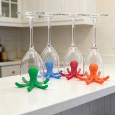 원앤 문어모양 건조대 컵거치대, 그린