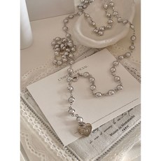 L’es 橢圓珍珠腰鍊 提升精緻度 正韓飾品