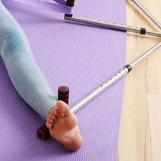 로컬코리아 다리찢기 스트레칭바 스트레칭기구, 길이조절 다리찢기스트레칭바(실버)