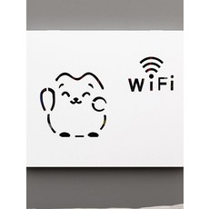 분전함 커버 월패드 두꺼비집 현관 배전반 가리개 화이트 럭키캣 30x20cm, 엘리펀트