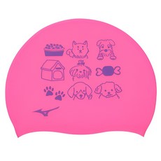 미즈노 도그 실리콘수모 N2JWB045, 핑크, 1개