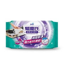 花仙子 驅塵氏 檸檬精油抗菌濕拖巾 (12張) 除塵紙, 詳見包裝