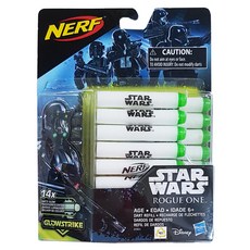 너프 스타워즈 로그원 아모 리필팩 (야광다트) 14개입, 1개