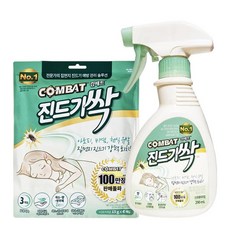 헨켈 컴배트 진드기싹(시트형4p+스프레이290ml), 1세트