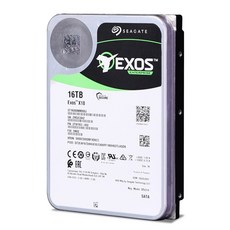 [중고 하드] 씨게이트 Sesgate Exos 3.5인치 하드디스크 HDD 기업용 서버 대용량 SATA 16TB, ST16000NM000J
