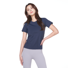 캡내장 요가복 노브라티 노브라 티셔츠 필라테스복 상의 반팔