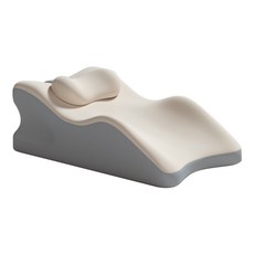 Youchen 역류방지 경사베개 속편한 베개 다기능 허리 등받이쿠션 자세교정 경추목베개 엎드려 베개 웨지필로우 쿠션 배개 성형 베개, 1개, 베이지(베개포함)