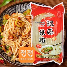 천천중국식품 중국수입 대용량 강서 쌀국수 미쌘 1KG 쟝씨 미쌘, 1개