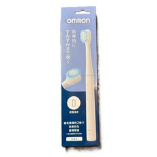 OMRON 歐姆龍 電動牙刷 HT-B222 音波式 寬幅刷頭 多種刷頭 全身防水, 白色, 1個