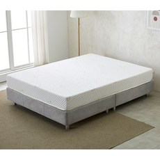 캐시미어원단 독립스프링 탄탄쿠션 퀸 매트리스(150cm) 대형 원룸 베드 2인, 아이보리