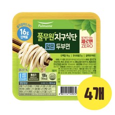 풀무원 건강을 제면한 얇은 두부면, 4개, 100g