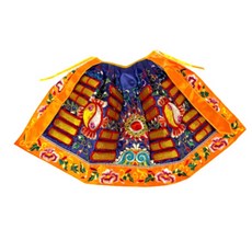 八卦衣 凸繡 南斗星君 北斗星君 太上老君 呂洞賓 張大師 法主公 神明衣, 藍色,1尺6神明穿 (1尺4寸長), 1個