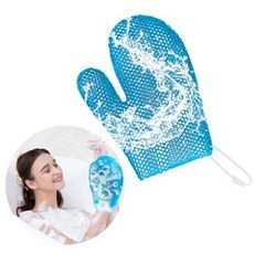 허니콤 샤워 글로브 목욕 장갑 (핑크), 파란색 - 장갑