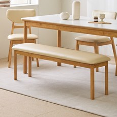 파로마 데니벨 3인용 원목 벤치의자 1400, 1개, 내추럴