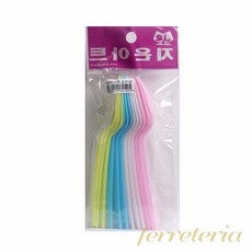 옥이드림 칼라 숟가락 도시락숟가락 플라스틱티스푼 플라스틱스푼