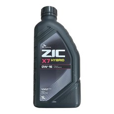 ZIC X7 HYBRID 0W16 1L 하이브리드 엔진오일, 지크 X7 하이브리드 0W16_1L, 1개