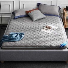 라텍스 두꺼운 매트 패드 침대, 그레이 6cm