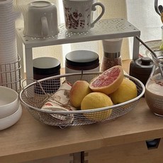 簡約不銹鋼橢圓洗菜籃瀝水籃果蔬籃子網框網篩廚房快簍子置物籃, 1個, 歐式簡約,2個  大號  橢圓籃