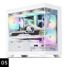 제이티 컴퓨터 l [아키 AKI] l 조립PC 데스크탑 게임용 본체 하이엔드PC, WIN11 Home, 512GB, 16GB, 지포스 RTX 5060, [AMD] 라이젠5 5600 WIN11 Home, 512GB, 16GB, 지포스 RTX 5060, [AMD] 라이젠5 5600