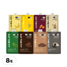 잇더핏 단백질 쉐이크 스타터 패키지 8종 8가지 맛, 8개, 40g