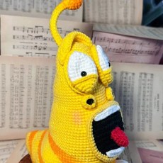 爆笑蟲子玩偶掛件毛綫手工編織DIY材料包 鈎針織手作禮物 打發時間, 1個, 無線蟲子鉤針無材料