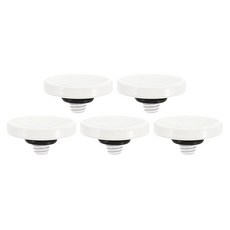 PATIKIL 카메라 셔터 버튼 5팩 소프트 릴리스 순수 구리 오목 니콘용 후지필름용 라이카 DSLR SLR 카메라용 옐로우, White, 5개