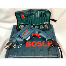 Bosch GSB 10 RE 震動電鑽含原廠提箱, 1個, GSB 10 RE 有 100套件組,含稅附發票