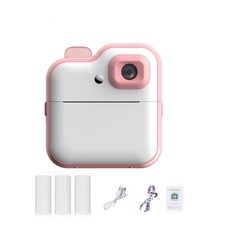 디지털 카메라 듀얼 즉석 인쇄 미니 컬러 디스플레이 열전사 생일 선물, 1개, 5. Q6-Pink