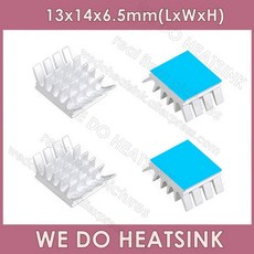 방열판 쿨러 WE DO 방열패드 스파이키 블루 HEATSINK 유무, 2MM, 분홍색
