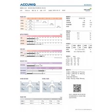 셀바스헬스케어 ACCUNIQ 아큐닉 BC300 전용 결과지 1000매(1박스), 1박스