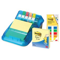 3M/포스트잇 팝업디스펜서 KR2001 콤보, 블루, 1개, 100매